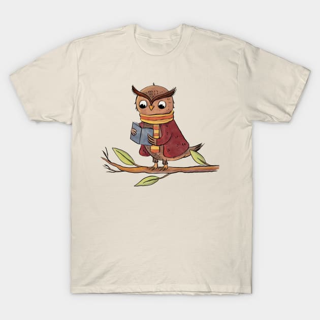 Mr. Owl T-Shirt by Auvrea Studio